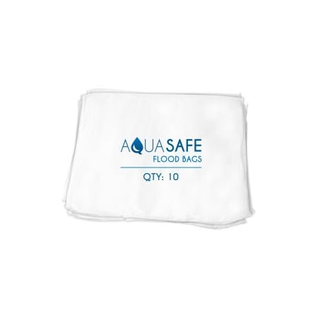 Mbz Industrial AquaSafe Liquid Absorbing Sandless Sandbag, 22inL x 16inW x 1inH, Pack of 10 AS10-FB